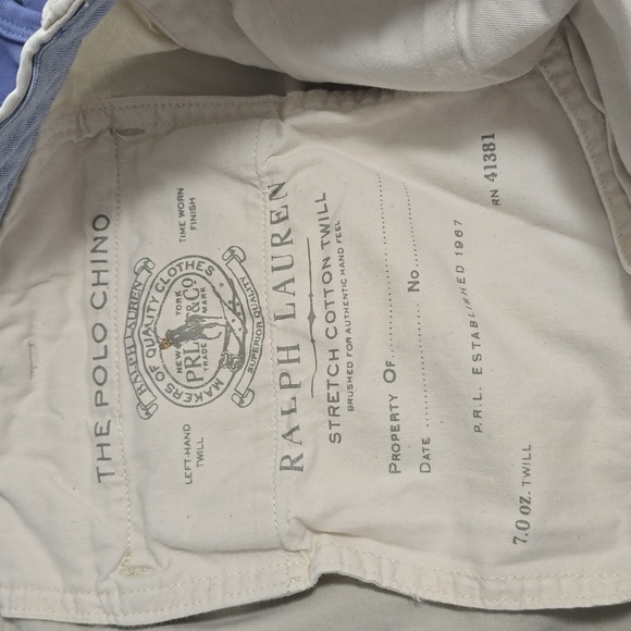 Polo by Ralph Lauren Mens Size 40 Beige Flat Front Shorts - Picture 10 of 13